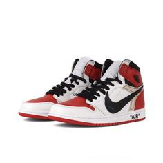 This timeless classic is a must-have for any avid sneaker collector. This custom Air Jordan 1 is designed with a Chicago Red White colorway, offering a unique, yet classic style. Crafted with premium materials, this shoe is sure to stand out from the crowd. - Exactly as shown in the pictures. - Brand New & Authentic. 💯  - Hand Painted with attention to detail. 👨‍🎨  - Waterproof and Flexible. ❤️  - Unisex model. Please refer to the Size Chart. - Free Worldwide Shipping. ✈︎ Custom Air Jordan 1, Air Jordan 1 Chicago, Custom Air Force 1, Artist Gifts, Custom Sneakers, Custom Shoes, Sneakers Shoes, Air Jordan 1, Timeless Classic