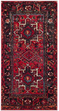 Portland Apartment, Scott Street, Loloi Rugs, Classic Rugs, Carpet Colors, Persian Area Rugs, Red Area Rug, Perfect Rug, Red Rug