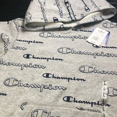 Champion Hoodie Pullover Graphic Print Sweatshirt Unisex Size Small Gray With Black Print Graphic Print Sweatshirt, Champion Logo, Champion Reverse Weave, Champion Hoodie, Hoodie Pullover, Youth Hoodies, Big Boy, Lucca, Athletic Wear