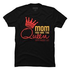 Channel your inner artist with the Mom You Are The Queen premium ring spun cotton graphic Men's T Shirt created by tmsarts for Design By Humans. It's time to add a pop of color, a splash of humor, and a whole lot of creativity to your day with apparel designed by one of our global artists. We're here to help you find that perfect you style! Black Graphic Print T-shirt For Mother's Day, Mother's Day Black T-shirt With Custom Print, Mother's Day Black T-shirt With Screen Print, Black Screen Print T-shirt For Mother's Day, Black Graphic Print T-shirt As A Gift, Black Graphic Print T-shirt As Gift, Creative T Shirt Design, Heart Warming Quotes, Mothers Day T Shirts