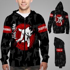 Judo Martial Custom Name 3D Zip Hoodie Shirt For Judo Lovers available in T-shirt, hoodie, tank top, longsleeve, multi color and size S M L XL XXL 3XL 4XL 5XL. Shipping from the US. Easy 30 day return policy - Shop now! 6.1-ounce, 100% cotton .Double-needle neck, sleeves and hem; Roomy Unisex Fit. Ash is 99% cotton, 1% poly; Sport Grey is 90% cotton, 10% poly; Dark Heather is 50% cotton, 50% polyester .Decoration type: Digital Print. Made by Gildan Black Hooded Top With Sublimation Print, White Hooded Top With Sublimation Print, Hip Hop Crew Neck Top With Drawstring Hood, Urban Sports Hooded Top, Urban Hooded Sports Top, Hip Hop Hooded Sports Tops, Hip Hop Hooded Fleece Top, Hip Hop Fleece Hooded Top, Hooded Hip Hop Sports Top