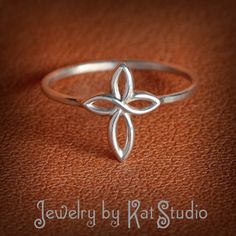 Infinity Celtic Cross Ring - Handmade - Sterling Silver 925 - Gift Box. $19.00, via Etsy. Adjustable Cross-shaped Promise Ring, Sterling Silver Cross Ring For Promise, Infinity Cross, Celtic Ring, Celtic Rings, Cross Ring, Celtic Cross, Solid Gold Rings, Celtic Jewelry