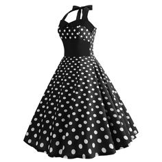 Vintage black dress with white polka dots from the 50s

 This Vintage Pin-Up Black Polka Dot Dress is a perfect addition to any wardrobe. The black dress is adorned with adorable and subtle white polka dots that give it a chic and classic look . It is soft , lightweight and incredibly comfortable, making it the perfect choice for any occasion. It is ideal for going dancing or going out with friends. So don't hesitate any longer and treat yourself to this vintage dress!



 ✂ DRESS DETAILS



 Pin-Up Dress

 Hand washable

 Sleeveless




 Materials: Cotton, Polyester

 Collar type: sweetheart neckline

 Free Shipping




 ✂ SIZE GUIDE

 For this Vintage Pin-Up Black Polka Dot Dress, our seamstress advises you to take your usual size.

 If necessary, refer to this table corresponding to th Black Sleeveless Dress For Vintage Fashion, 1950s Style A-line Polka Dot Dress, 1950s Style Polka Dot Party Dresses, Polka Dot 1950s Style Party Dress, 1950s Style Black Summer Dress, Retro Polka Dot Dress For Vintage Fashion, 1950s Style Polka Dot Dresses For Spring, Retro Polka Dot Dresses For Party, Black Rockabilly Dress For Summer