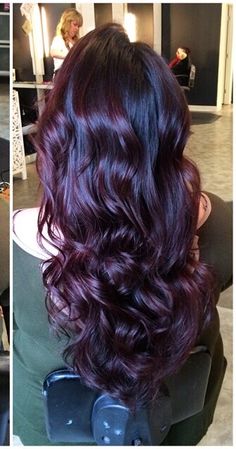 Plum Hair Color Purple Highlights, Hair Peekaboo, Bayalage Hair, Ideas For Hair Color, Hair Color Burgundy, Purple Highlights, Red Highlights