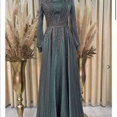 Reposhing This Item I Purchased From @Fatmeaya. Loved It, But Ready To Rotate For Something New. Questions? Leave A Comment Below! Sage Green Color, Event Dress, Event Dresses, Sage Green, Green Color, Something New, Green Colors, Most Beautiful, Wedding Dresses