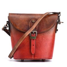 Woosir Mini Bucket Crossbody Bag for Women Trendy Bags, Leather Crafting, Leather Ideas, Mini Bucket, Top Crafts, Ladies Clutch, Mobile Phone Bag, Leather Bucket, Designer Shoulder Bags