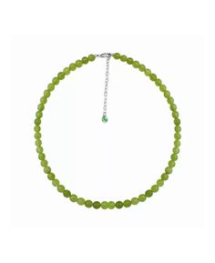 This exquisite necklace features natural green quartz beads paired with luxurious 24K gold-plated copper, making it a perfect blend of elegance and timeless charm. The earthy green hues of the quartz provide a refreshing, vibrant touch to your outfit, while the adjustable length allows for versatile styling. Whether worn for casual occasions or formal events, this piece elevates any look with its subtle yet captivating design. Details Material: Natural green quartz with 24K gold-plated copper Bead sizes: 6mm, 8mm, 10mm Total length: 46cm (including a 5.5cm adjustable chain) Weight: Available in 24g, 39g, and 60.42g options Missy Jewelry Natural Stone Necklace Collection Elegant Green Jade Crystal Necklace, Elegant Green Agate Crystal Necklace, Elegant Green Crystal Necklaces With Polished Beads, Green Aventurine Bead Necklace, Green Aventurine Crystal Necklaces With Round Beads, Elegant Green Aventurine Necklace, Adjustable Single Strand Green Crystal Necklace, Adjustable Green Gemstone Beads Crystal Necklaces, Adjustable Green Crystal Necklaces With Gemstone Beads