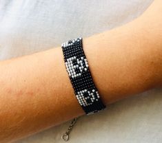 Academia Accessories, Dark Academia Accessories, Handmade Skulls, Seed Bead Bracelet, Skull Bracelet, Seed Bead Bracelets, Dark Academia, Bead Bracelet, Seed Bead