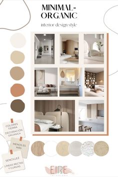 the interior design style guide for minimal organic