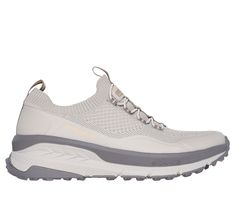 Take on the trails with outdoor-ready comfort and style in Skechers Switch Back. Featuring a Stretch Fit engineered knit upper with stretch laces and a cushioned Skechers Air-Cooled Memory Foam comfort insole. | Skechers Women's Switch Back - Zenventure Slip-On Shoes | Medium Width | Skechers Air-Cooled Memory Foam cushioned comfort insole | Stretch Fit design for sock-like comfort | Crafted with 100% vegan materials | Engineered knit upper with stretch laces | Shock-absorbing midsole | Flexible high-traction outsole | 1 3/4-inch heel height | Skechers Hiking Training, Shoes Flats Sandals, Lace Up Wedges, Skechers Women, Orange Fashion, School Shoes, Boot Sandals, Shoe Sale, Mens Socks