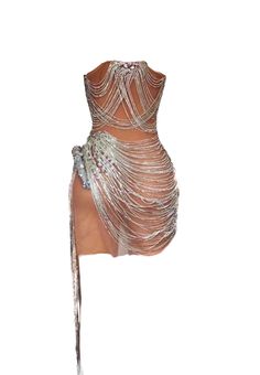 Rhinestone embellished sheer dress. Embellished Backless Bodycon Prom Dress, Chic Embellished Backless Sequin Dress, Sleeveless Embellished Backless Cocktail Dress, Elegant Embellished Backless Sequin Dress, Sequin Embellished Mini Dress For Evening, Glamorous Fitted Dress With Sheer Back, Summer Sequin Embellished Cocktail Dress, Sleeveless Embellished Mini Dress For Prom, Embellished Sleeveless Mini Dress For Prom