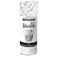 a can of marlble on a white background with the words rustoleum