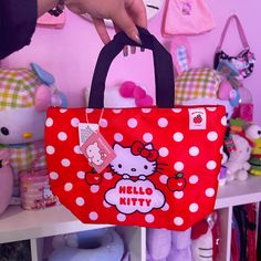 Hello Kitty Thermal Bag Brand New Small Sized Bag Cute Red And White Bag. Used For Food Storage On The Go. Can Take To Work, School, Etc. This Is Perfect For All Sanrio Lovers! P.S. If You Want A Bundle Of Items, You Will Get A Discount. All Purchased Over $50 Will Receive A Freebie (Shipping Not Included). Cute Hello Kitty Print School Shoulder Bag, Red Handheld School Bag, Hello Kitty Print Rectangular Shoulder Bag Gift, Trendy Hello Kitty Tote Bag, Rectangular Hello Kitty Shoulder Bag Gift, Rectangular Hello Kitty Print Shoulder Bag Gift, Trendy Hello Kitty Print Tote Bag, Casual Hello Kitty Print Bags For Shopping, Hello Kitty Print Tote Shoulder Bag For Shopping