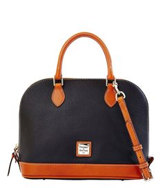 Chic Leather, Hermes Handbags, Dooney Bourke Handbags, Dooney & Bourke Bags, Dooney & Bourke, Satchel Handbags, Black Handbags, Leather Satchel, Dooney Bourke