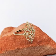 This vintage inspired diamond ring semi mount features filigree design with diamond accents and a straight gold shank. A statement ring design perfect for an eye catching engagement or anniversary. This ring also makes a beautiful birthstone ring for your loved ones. Available in multiple colors of 14K Gold: Yellow, White and Rose. The occasions to show off this ring are endless - mother's day, graduation, wedding, birthday, date night, Christmas, etc. :) It comfortably fits round shape and bril Vintage Inspired Diamond Rings, Birthday Date, Designer Silver Jewellery, Vintage Inspired Rings, Night Christmas, Jewelry Showcases, Filigree Design, Earring Findings, Pendant Bracelet