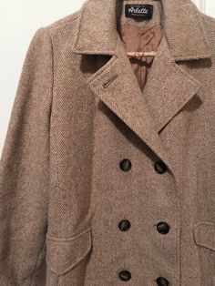 Decade: 1980sBrand: Arlette Size: MMaterial: WoolCondition: Vintage, preowned, in excellent condition Care: Dry clean onlyMade In: USA Double Breasted Coat, Double Breasted, Dry Clean