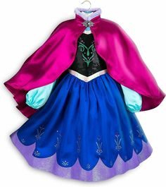 Disney Store Frozen Anna Halloween Costume Dress Girl Size 7/8. Anna Frozen Costume, Anna From Frozen, Fur Trimmed Cape, Anna Costume, Easter Dresses For Toddlers, Anna Disney, Frozen Dress, Anna Dress, Plum Dress