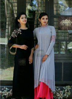 Long Dress Design, Mode Abaya, Kurti Designs Party Wear, Kurta Designs Women, Indian Gowns, Fancy Dress Design, Stylish Dress Book, Indian Wedding Outfits