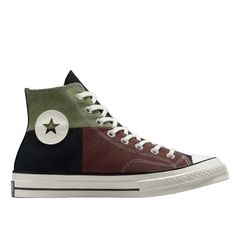 Converse Chuck 70 Crafted Patchwork A04509c Sneakers Men's Converse, Shoes Converse, Converse Chuck 70, Chuck 70, Converse Chuck, Green Brown, Chucks Converse, Converse Shoes, Green And Brown