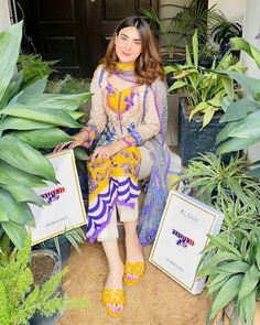 Hania Amir Pakistani Suits, Naqshi Lawn Suit For Semi-formal Eid, Pakistani Dresses Casual Iqra Aziz, Desi Fusion, Stylish Dress Book 2022 Pakistani Lawn, Ayeza Khan Casual Dresses, Indian Wardrobe