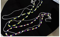 Type: AccessoriesMaterial: Titanium steel, acrylicColorful beads necklacelength: 45-48cm ( 17.7-18.9 inches )Metal chain length: 50cm ( 19.7 inches )Extension chain:5cm ( 2.0 inches ) Trendy White Beaded Necklaces With Chain, Multicolor Beaded Necklaces With Round Beads And Chain, Multicolor Long Beaded Necklaces With Adjustable Chain, Multicolor Beaded Chain Necklace, Multicolor Long Beaded Necklace With Adjustable Chain, Multicolor Beaded Long Necklace With Adjustable Chain, Trendy Handmade Multicolor Chain Necklace, Trendy Green Necklaces With Colorful Beads, Trendy Multicolor Handmade Chain Necklace