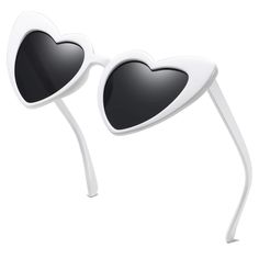 PRICES MAY VARY. ❤️【HEART SHAPED STYLISH DESIGN】This heart shaped sunglasses is fashion modern style brand design, Containing bling glitter powder on the frame, the transparent frame is both elegant and cool.It’s the perfect accessory for any outfit, can go with various of features and clothings. The most fashionable design, the perfect cover your eyes. ❤️【UV400 LENS PROTECTION】 AISSWZBER's anti-glare lenses can block 100% of both UVA and UVB radiation. The lens can filter out glare from reflect Fashion Modern Style, Transparent Frame, High Fashion Accessories, Shaped Sunglasses, Retro Glasses, Mod Style, Glitter Powder, Heart Shaped Sunglasses, Mod Fashion