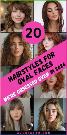 Explore the best hairstyles for oval faces in 2024 with our comprehensive guide. From elegant bobs with bangs to voluminous curls and chic updos, discover the perfect hairstyle to enhance your oval face. This article covers various styles suitable for different occasions, ensuring you look your best all year round Lob For Oval Face Shape, Oval Faces Hairstyles, Long Haircut Oval Face, Hair Styles For Oval Shape, Best Haircut For Oval Face Women, Hair Styles Oval Face, Medium Length Haircut For Oval Face, Oval Shaped Face Hairstyles, Haircut For Oval Face Women