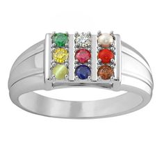 "Natural Certified Navratna Ring Nine Gemstone Ring In 925 Sterling Silver Ring Handmade Ring For Men And Woman Product  : Navratan Ring Gemstone : Ruby, emerald, yellow sapphire, blue sapphire, coral, zircon, lehesunia, pearl, gomed Stone Size :  3mm to 5 mm Metal : 925 Sterling Silver ADVANTAGES OF WEARING NAVRATNA RING Any harmful or negative energy from the nine planets is repelled by the navratna ring. Moreover, it amplifies these planets' beneficial effects on the wearer. It serves as a ba Spiritual Sterling Silver Signet Ring With Gemstone, White Gold Fusion Rings With Polished Finish, Spiritual Sterling Silver Rings With Accent Stones, Fusion Style Birthstone Promise Ring, Multicolor Polished Rings For Gifts, Multicolor Polished Rings As A Gift, Spiritual Style Anniversary Ring With Round Stone, Multicolor Polished Rings Perfect As Gift, Fusion Style Promise Ring With Birthstone