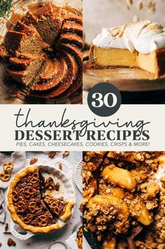 thanksgiving desserts that are delicious and easy to make