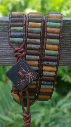 A triple wrap leather bracelet for Summer 2016! Chocolate brown distressed rustic leather, matte picasso Czech glass bugle beads, and a sweet little Firefly copper square button come together in harmony. Fun. Summer. Earthy. Hippie...need I say more Brown Bohemian Rectangular Bracelet, Brown Rectangular Bohemian Bracelet, Bohemian Brown Rectangular Bracelet, Rustic Brown Adjustable Wrap Bracelet, Adjustable Rustic Brown Wrap Bracelet, Brown Hand Wrapped Leather Bracelet, Everyday Brown Leather Hand-wrapped Bracelet, Brown Leather Hand-wrapped Bracelet For Everyday, Brown Leather Bracelet, Hand Wrapped For Everyday Wear