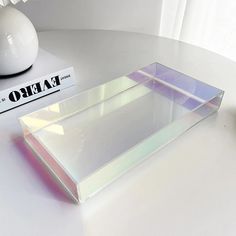 roomtery aesthetic room specular acrylic tray Tea Cup Storage, Tea Cup Jewelry, Iridescent Decor, Room Store, Bathroom Drawers, Aesthetic Room Ideas, Acrylic Storage, Fruit Tray, Fruit Plate