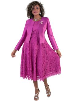 Tally Taylor 4529  2 piece Lace Jacket Dress Colors: Black, Baby Blue, Champagne, Emerald, Lavender, Purple, Red, Royal, Sage, Salmon, Silver, White, Yellow   Dress Length: 45 7/8" Jacket Length: 20 3/4" Sizes: 6, 8, 10, 12, 14, 16, 16W, 18, 18W, 20W, 22W, 24W, 26W Matching Hat Sold Out  Tally Taylor H4529 Elegant Long Sleeve Sets For Spring Formal Occasions, Formal Long Sleeve Sets For Spring, Spring Formal Sets With Long Sleeves, Elegant Pink Fall Sets, Fitted Jacket Dress For Evening In Spring, Fitted Long Sleeve Sets For Spring, Fitted Jacket Dress For Spring Party, Formal Purple Outerwear For Spring, Fitted Purple Spring Sets