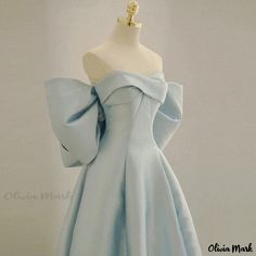 Olivia Mark - Elegant Blue Evening Gown Essentials Satin Homecoming Dress, Blue Homecoming Dresses, Satin Evening Dresses, Short Party Dress, Satin Short, Blue Evening Dresses, Short Prom Dress, فستان سهرة, Ținută Casual