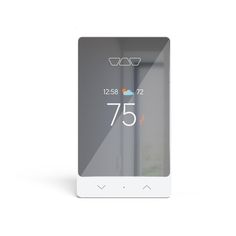 an image of a smart phone screen with the time and temperature displayed on it's display