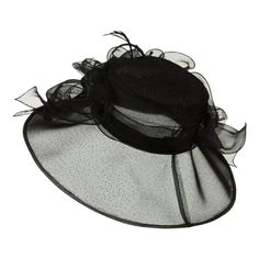 Glitter Big Bow Organza HatMade of 100% polyester.ONE SIZE fits most with size adjustable string inside, fitting up to 7 1/4.Inner satin hatband.Adult/Female.Crown measures 4 inches deep.Brim measures 5.5 inches wide.Hand wash only.Imported. Solid in color, glitter accented fashionable organza hat for ladies.Glitter is accented all around the hat.Crown of hat is featured with a big bow decorative hat band.Bow is detailed with feathers and glitter.Plastic wired downturned brim.Our fancy organza h Dressy Hats, Big Hat, Garden Parties, Sticker Patches, Big Bow, Patch Design, Big Bows, Hat Band, Custom Hats