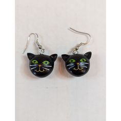 Vintage New Black Cat Earrings Hallmark Pierced Wire Halloween Cute! New Old Stock - Product Is Still On Original Card And Is Unused Black Cat Earrings, Halloween Cute, Original Card, Cat Earrings, Jewelry Vintage, New Black, Hallmark, Black Cat, Vintage Jewelry