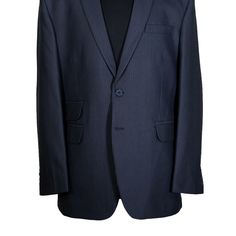 This Chiragh Apparel blazer is an elegant upgrade on dapper tailoring and features rich shades in a sumptuous fabric for elegant opulence. Fashioned from 100% premium quality cotton, this striped blazer features full lining in Japanese silk, a notch lapel, two-button closure and a single-vented back. A left chest pocket and three flap pockets appoint the front while the inside has two (2) pockets on the left and one (1) pocket on the right. A flash of contrast piping is added to the jacket linin Tailored Long Sleeve Sport Coat For Semi-formal Occasions, Professional Long Sleeve Suits, Classic Long Sleeve Suit For Office Wear, Professional Single Breasted Suits With Long Sleeves, Tailored Semi-formal Blazer For Winter, Professional Single Breasted Long Sleeve Suits, Tailored Semi-formal Winter Blazer, Winter Semi-formal Tailored Blazer, Tailored Winter Blazer For Semi-formal Occasions