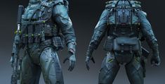 ArtStation - Special Forces Quick Reaction Unit N.A.C.E 23 G07, zhu liu Army Suit, Future Soldiers, Futuristic Soldier, Futuristic Military, Cable Marvel, Powered Exoskeleton, Combat Suit, Halo Armor, Art Cyberpunk