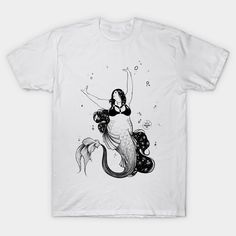 Mermaid #5 -- Choose from our vast selection of Crewneck and V-Neck T-Shirts to match with your favorite design to make the perfect graphic T-Shirt. Pick your favorite: Classic, Boxy, Tri-Blend, V-Neck, or Premium. Customize your color! For men and women. Graphic T Shirt, V Neck T Shirt, Mermaid, Graphic Tshirt, Tshirt Designs, Crew Neck, Men And Women, For Men, V Neck