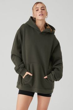 Scholar Hooded Sweater - Espresso | Alo Yoga