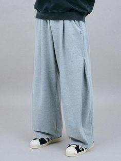 Composition : Cotton 65%, Polyester 35%Country of Origin : Republic of Korea Oversized Solid Ankle-length Bottoms, Oversized Ankle-length Pants, Baggy Loungewear Bottoms, Oversized Solid Wide Leg Pants, Oversized Wide Leg Solid Color Pants, Solid Color Oversized Wide-leg Bottoms, Oversized Solid Wide Leg Bottoms, Solid Color Oversized Wide-leg Pants, Oversized Wide-leg Solid Color Pants