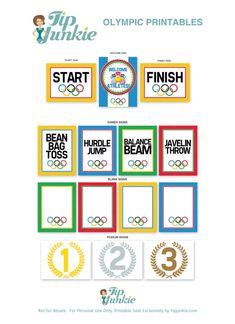 olympic printables for the olympics