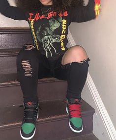 Tomboy Swag Outfits, Outfits With Jordan 1s Fashion Styles, Teenage Outfits, Looks Pinterest, Jordan Outfits, Swag Outfits For Girls, Tomboy Outfits, Tomboy Style Outfits