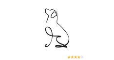 a drawing of a dog sitting on its hind legs