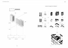 an architectural diagram shows the various parts of a building and how they are used to make it