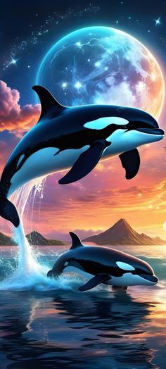 #sea view# hotel# mountain# breakfast#viral#video#for you Ocean Animal Art, Cute Orca, Boy Dog Clothes, Dolphin Images, Free Willy, Dog Pop Art, Underwater Animals