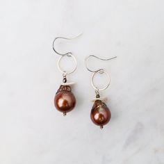 EAR Copper Pearl Earrings Artisan Dangle Pearl Drop Earrings, Artisan Dangle Earrings With Pearl Drop, Artisan Silver Jewelry With Pearl Drop, Everyday Handmade Teardrop Pearl Earrings, Everyday Nickel Free Pearl Jewelry, Everyday Nickel-free Pearl Jewelry, Everyday Silver Pearl Drop Jewelry, Everyday Silver Jewelry With Pearl Drop, Everyday Pear-shaped Silver Jewelry