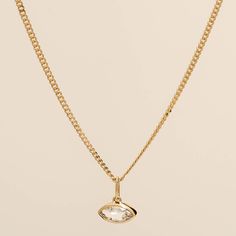 The essence of subtle sophistication and fine delicacy. Our mini Marquis Diamond necklace is perfect for any occasion. Crafted from the highest quality standards, this timeless piece will surely become a treasured heirloom for generations. 14k solid gold Adjustable chain length 16- 18 inch 3.6 mm Marquis Lab Grown Diamond 14k solid gold items are meant to be passed down, worn daily, and last forever. Our 14k solid gold items do not discolor or oxidize. Elegant Oval Link Charm Necklace For Gifts, Delicate 14k Gold Diamond Necklace With Cable Chain, Delicate 14k White Gold Chain Necklace, Classic 14k Gold Charm Necklace With Cable Chain, Minimalist 14k Gold Diamond Necklace, Delicate 14k Gold Charm Necklace With Cable Chain, 14k Yellow Gold Chain Necklace With Oval Pendant, Elegant Oval Pendant Charm Necklace That Is Tarnish Resistant, Elegant Oval Pendant Charm Necklace, Tarnish Resistant