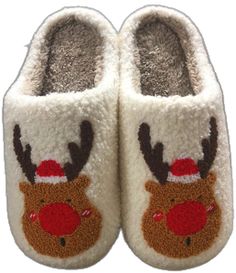 White Winter Home Slippers, Winter Home Slippers, White Cozy Slippers For Home, Cozy White Slippers For Home, Comfy White Home Slippers, White Comfy Home Slippers, White Comfortable Slippers For Gift, Cream Indoor Slippers For Winter, Baby Slide