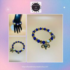 Unmissable! Check out this Los Angels Rams Game Day Mens Bracelet with Ram Charm & Football Helmet and Hematite, Kyanite Gemstone Beads only at $26.95. 
#HematiteBracelet #SuperBowl #GiftsForMen #BraceletsForWomen #FootballMom #MensBracelet #GiftsForHer #GameDay #GiftFirHim #LosAngeles Blue Team Spirit Beaded Bracelets As Gift, Blue Beaded Bracelets For Team Spirit Gift, Blue Adjustable Beaded Bracelets For Team Spirit, Blue Team Spirit Jewelry For Game Day, Adjustable Team Spirit Jewelry Gift, Hematite Bracelet, Football Helmet, Gifts For Men, Favorite Things Gift